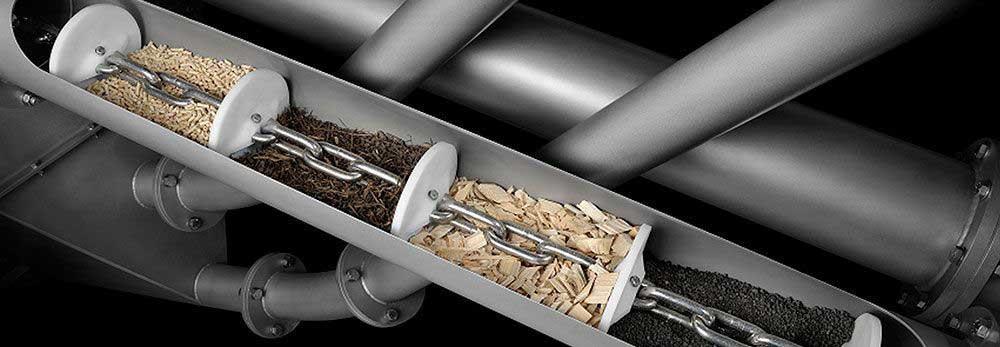 Трубный скребковый конвейер КСТ-175